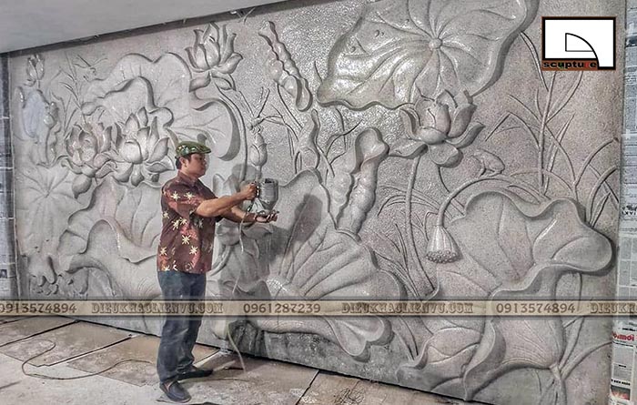 Điêu khắc Liên Vũ trực tiếp thiết kế tạo mẫu và sản xuất phù điêu